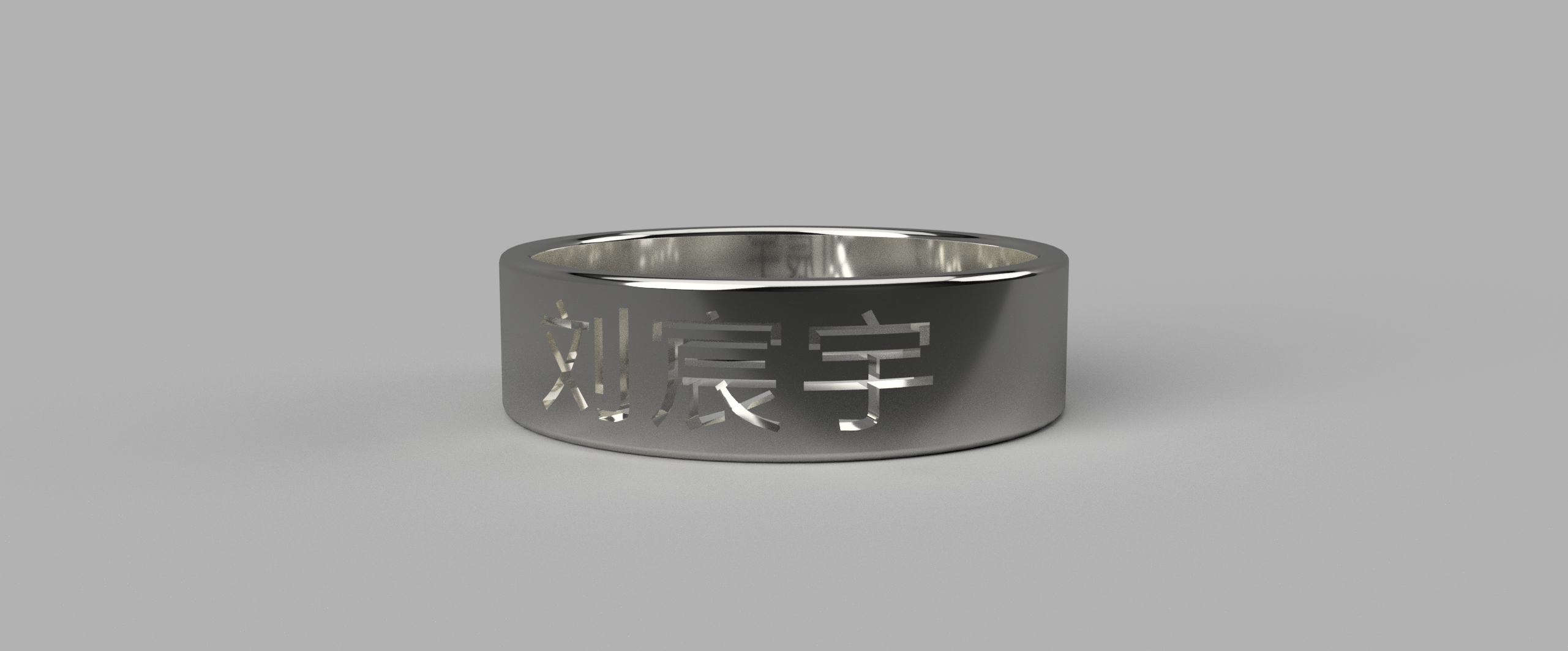 个性戒指3D建模效果图